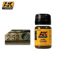 AK Interactive Fuel Stains 燃油污漬 模型舊化琺瑯漆