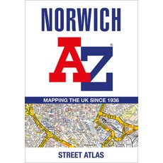 (英文圖書) Norwich A-Z Street Atlas 平裝版, Geographers' A-Z Map Compan..., 英文