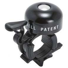 一觸式彈簧自行車鈴, 1個, 黑色