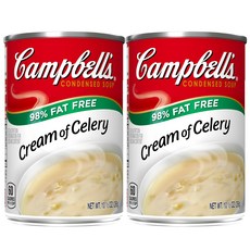 Campbell's 金寶 芹菜奶油濃湯罐頭, 2罐, 298g