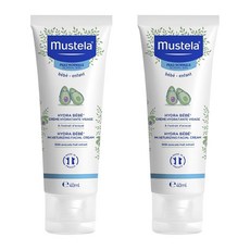 mustela 慕之恬廊 水潤保濕面霜, 2個, 40ml