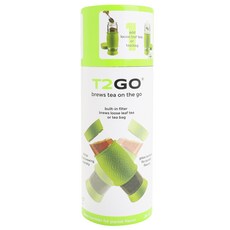 ARTLAND 攜帶式玻璃茶壺 T2Go, 591.5毫升, 綠