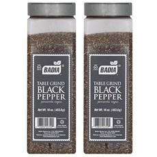 BADIA 無麩質研磨黑胡椒粉, 2個, 453.6克