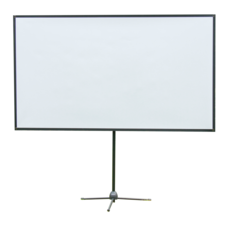 90吋巧攜式抗光投影布幕, 超平蓆白幕蓆白幕