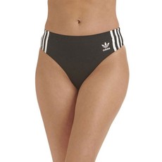 adidas 愛迪達 寬邊側綁帶運動內褲, 黑色