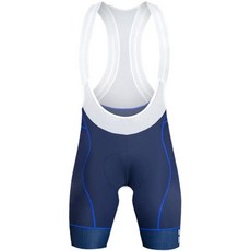 BAISKY 百士奇 自行車男款吊帶短褲 俠客 藍