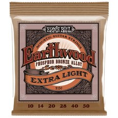 ERNIE BALL EARTHWOOD 2150 (10-50) 磷青銅吉他弦, 詳見包裝