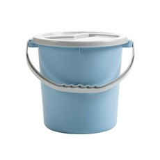 輕鬆購五金百貨 家佳廚餘桶 附蓋廚餘桶 防臭廚餘桶 廚房收納, 詳見包裝, 藍色, 1個