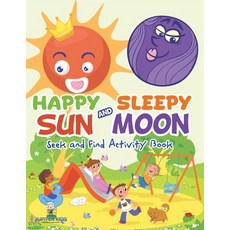 (英文圖書)Happy Sun and Sleepy Moon Seek and Find Activity Book 平裝版, Jupiter Kids, 英文