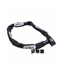 ABUS 機車防盜鎖 C6800-110公分 【少年家】, 黑, 1個
