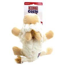 KONG 綿羊造型絨毛寵物玩具 M號, 1個, 白色的
