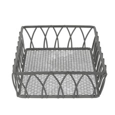 SPECTRUM Diversified Designs 旋轉托盤廚房收納籃, 黑色