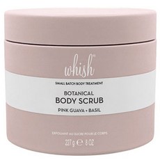 Whish 去角質身體磨砂膏 粉紅芭樂羅勒香, 1罐, 227g