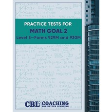 (英文圖書) Practice Tests for CASAS Math GOAL 2 Level E Forms 929M and 930M 平裝版, Coaching for Better Learning, 英文