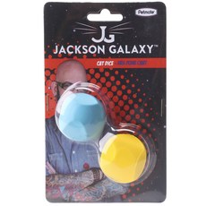 JACKSON GALAXY 貓咪玩具彈跳球 2入組, 1個, 混色