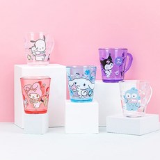 三麗鷗 角色握把杯 (韓國製/耐高溫), 藍色大耳狗, 1個, 230ml