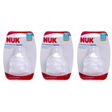 NUK 防脹氣奶嘴, 6入, Slow階段(0個月以上)