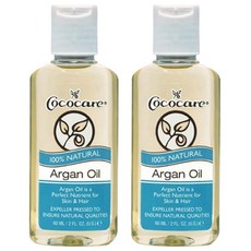 Cococare Natural摩洛哥堅果護膚油, 2瓶, 60ml