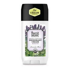 NourishOrganic 除臭劑薰衣草薄荷, 奶油除臭劑, 1個, 56克