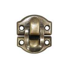 台灣阿成五金 Mydiy 小四方箱扣 木盒扣具 台灣製木工五金材料 復古五金配件 青古銅色 一包2個