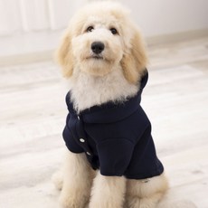 Onekosama 狗狗連帽夾克外套, 1個, 海軍藍