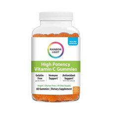 RAINBOW LIGHT 維他命C軟糖 柑橘口味, 1個, 60顆