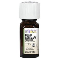 Aura Cacia 迷迭香馬鞭草精油, 1個, 7.4ml