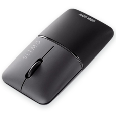 SANWA 迷你滑鼠 雙模切換 便攜滑鼠 1200DPI 送支架, 藍色