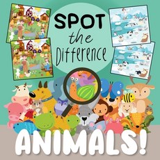 (英文圖書)Spot The Difference - Animals!: A Fun Search and Solve Book for 3-6 Year Olds 平裝版, Webber Books Limited, 英文