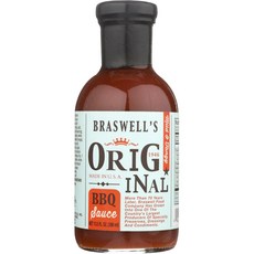Braswells BBQ醬, 1個, 398毫升