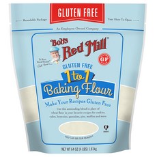 Bob's Red Mill 無麩質麵粉, 1個, 1.81公斤