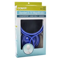 CONAIR 美康雅 標準和 5 倍放大 3 合 1 鏡子, 單色, 1個