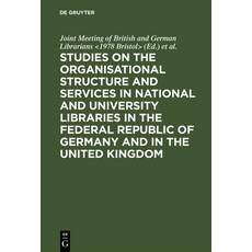 (英文圖書) Studies on the Organisational Structure and Services in National and University Libraries in ... 精裝版, K.G. Saur Verlag, 英文