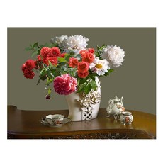 御畫房 富貴吉祥手繪油畫 60x80cm VF-153, 詳見包裝, 1個