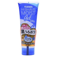 FEATHER Hi Shave保濕刮鬍凝膠, 1個, 230g