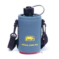 【RHINO犀牛】315 可揹式水壺套 登山健行 灰/藍