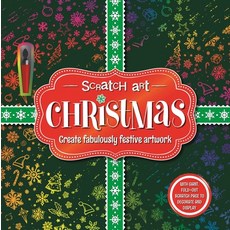 (英文圖書) Christmas: Adult Scratch Art Activity Book 平裝版, Sparkpool, 英文