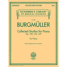 Johann Friedrich Burgmuller - Collected Studies for Piano: Op. 100 105 109 Vol. 2088, G Schirmer Inc