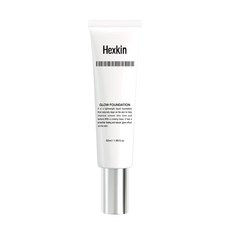 Hexkin GLOW FOUNDATION 輕盈透亮粉底液, 防曬發光粉底液, 1個