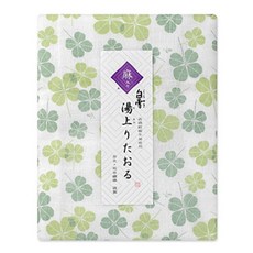 Shirayuki 垣谷纖維 麻紗浴巾, 1個, 三葉草綠