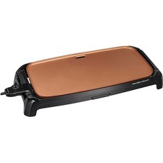 Hamilton Beach Durason 雙面陶瓷網格烤架黑色, 單品