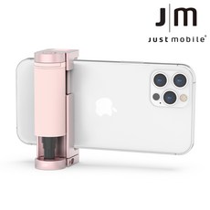 Just Mobile ShutterGrip 2 藍牙手持拍照器自拍棒, 粉沙色