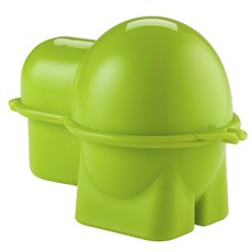 Hutzler 雞蛋收納盒 附鹽罐, 綠色, 1個