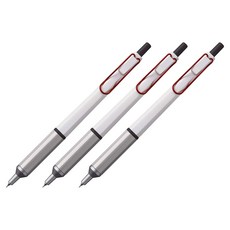 Uni 三菱 JETSTREAM Edge原子筆 0.28mm, 3個, 白色