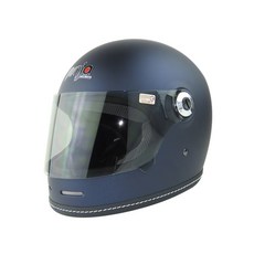 Hua Tai Helmet 華泰 K-896 復古樂高全罩式安全帽, 平墨藍