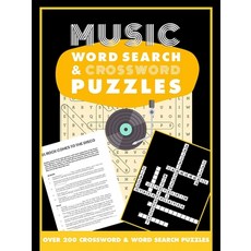 (英文圖書) Music Word Search and Crossword Puzzles 平裝版, Thunder Bay Press, 英文