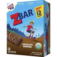 CLIF Jetbar 全麥能量零食棒巧克力布朗尼 12 塊, 432g, 1個