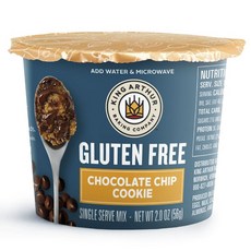 KING ARTHUR 無麩質巧克力餅乾甜點, 1個, 56克