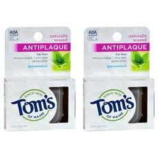 Tom's OF MAINE 抗牙菌斑牙線 薄荷味, 2個, 1個裝