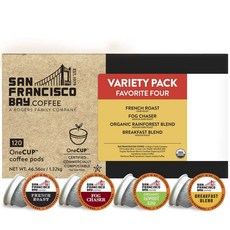 SAN FRANCISCO BAY COFFEE 綜合膠囊咖啡組 120入, 1個, 1.32公斤
